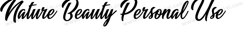 Nature Beauty Personal Use字体转换